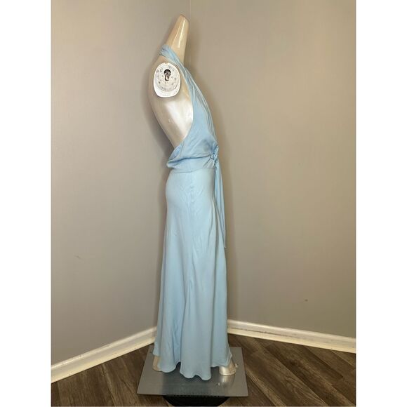 REISS Amber Drape Halter Dress - Picture 7 of 9